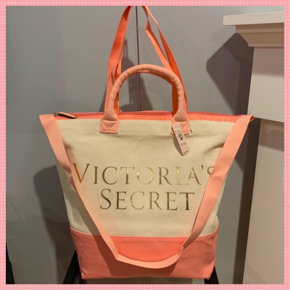 NWT Victoria Secret tote with insulated cooler! - Picture 6 of 12